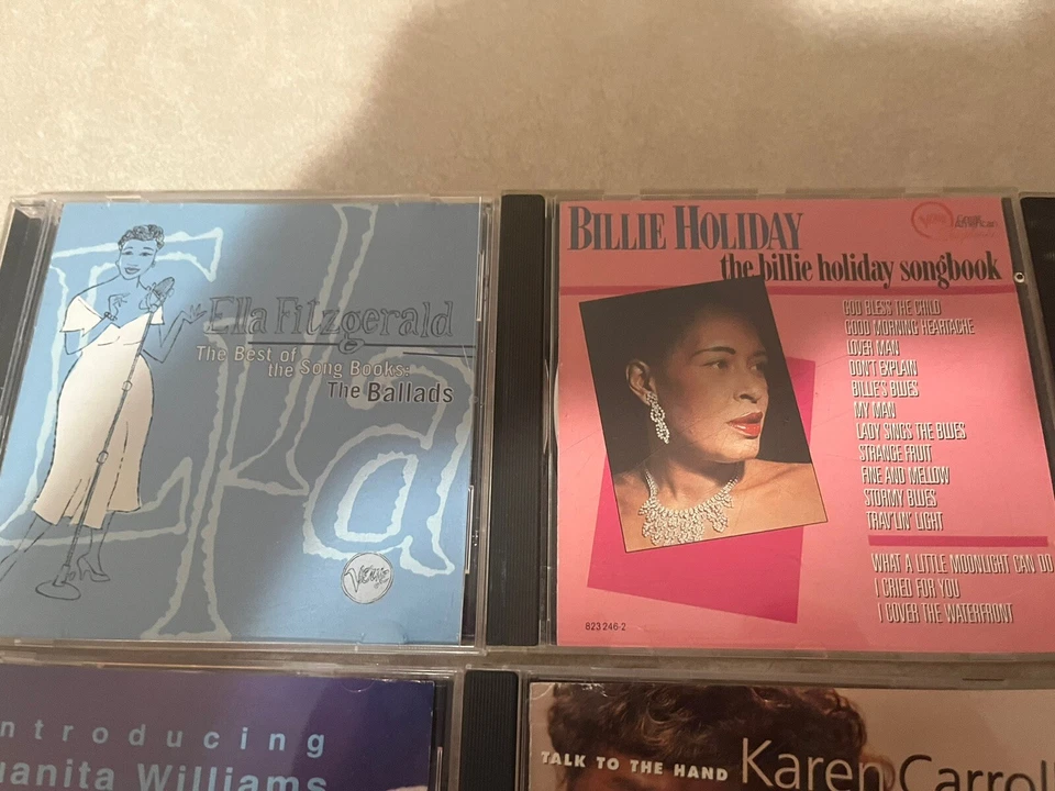 Jazz/ Blues Vocals CD Lot: Billie Holiday, Ella Fitzgerald, Nina Simone VG to EX Foto 2 de 4
