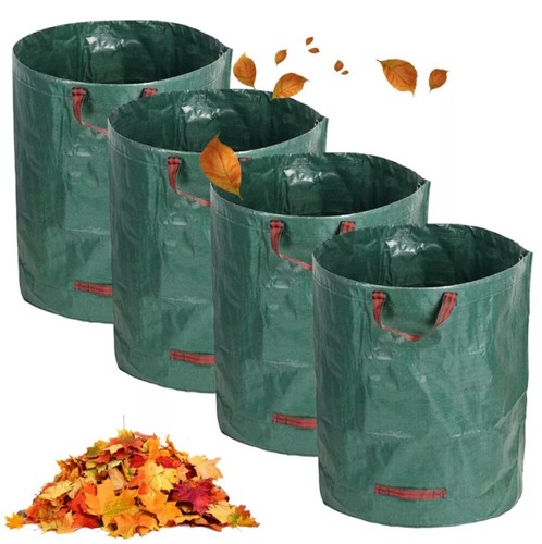 4/8tlg Gartensack Säcke Laubsack Gartenabfallbehälter 272/300L Gartentasche - Bild 21 von 28