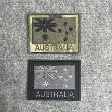 Australian Flag Morale Patch Embroidered for UBACS, Bergen, Multicam, Australia