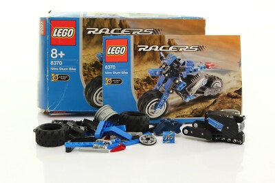 Lego Racers Drome Set 8370 Nitro Stunt Bike + instructions + box