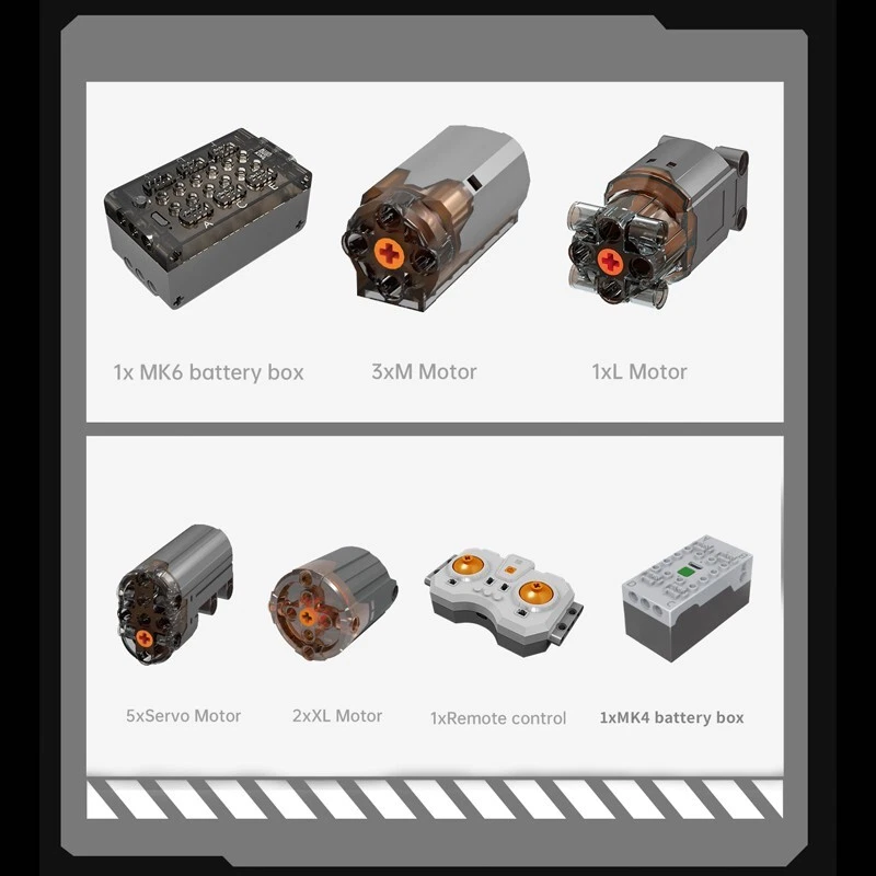 Mould King 19016 Transport Crane Vehicle Remote Control Car Building Block Toy - Image 3 of 4