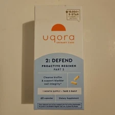 Uqora Defend 2 Dietary Supplement Capsules Exp 2027+