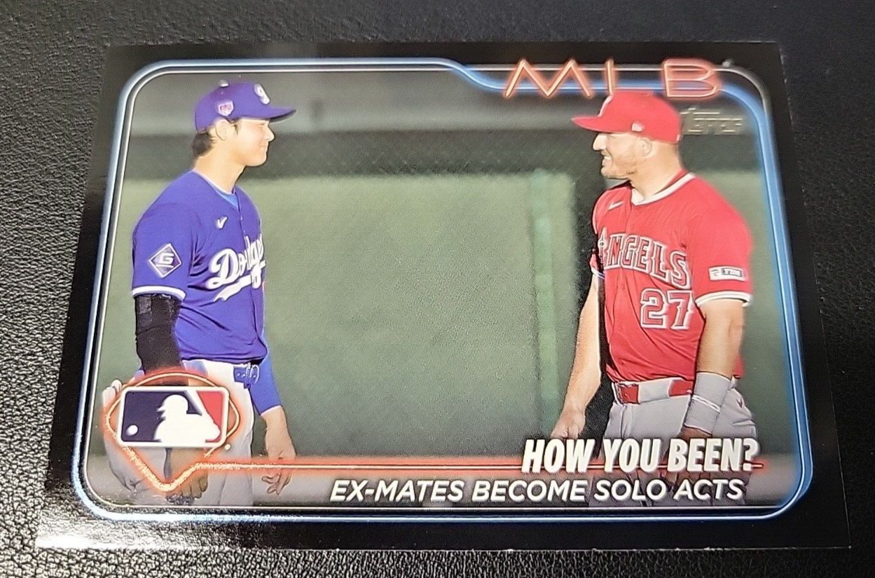 2024 Topps Update Ohtani/Trout Veteran Combo #US76 Black 