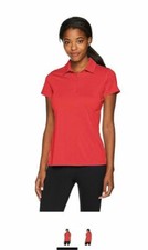 Champion Powertrain Women's Short Sleeve Vapor Performance Polo Scarlet Red Med