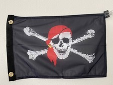 12x18 12"x18" Jolly Roger Pirate Surrender Flag Boat Car Garden21,70