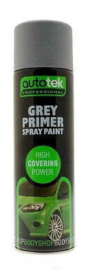 Profi Grau Grundierung Aerosol Sprühfarbe 500ml Mehrzweck hohe Deckkraft