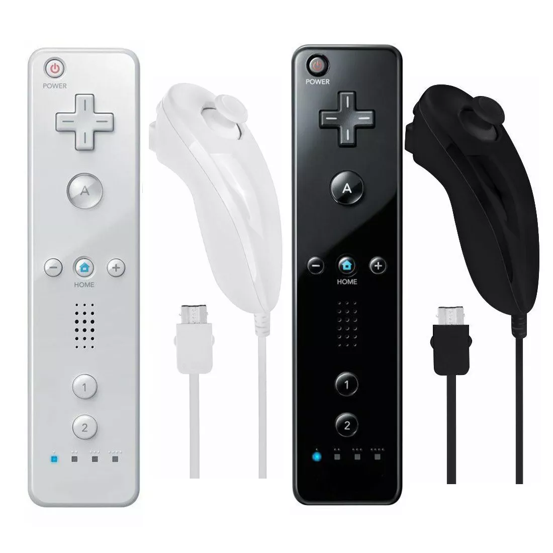 Nintendo Wii Console With 2 Remote And Nunchuck - White