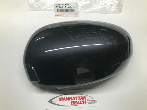 10-15 TOYOTA PRIUS  LEFT DRIVER SIDE MIRROR COVER GRAY  87945-47020-J1 GENUINE