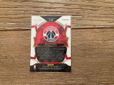 2022-23 Panini Select Basketball Bradley Beal Red Prizm 36/199 SP