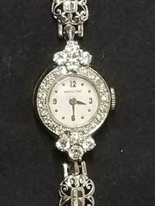 vintage hamilton ladies watch 14k