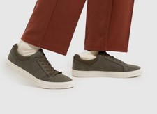 Schuh Trainers Winston lace up  in dark green Uk 10