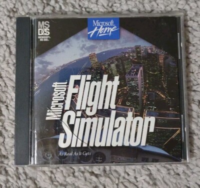 1995 Microsoft Flight Simulator 5.1 PC MS-DOS Vintage Simulation Game
