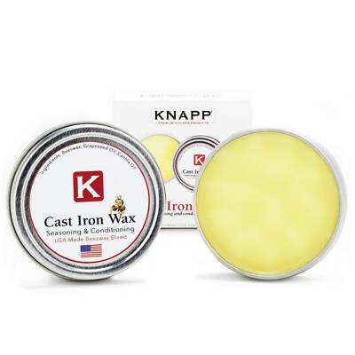 Knapp Made Seasoning Conditioner Natural Oils Restore Cast Iron Kitchen Cleaner