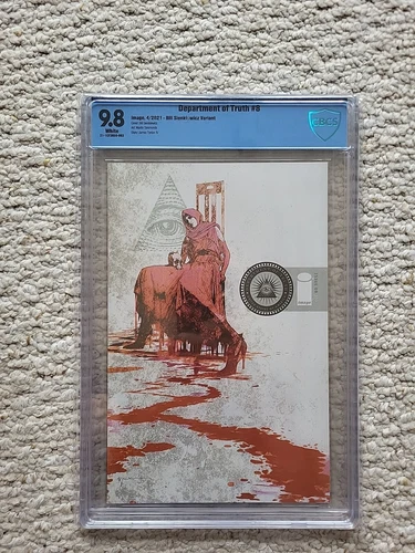 Department of Truth 8 CBCS 9.8 Bill Sienkiewicz Variant Image Comics