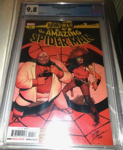 Amazing Spider-Man 41 CGC 9.8 3/2024 "935" Gang War, App Kingpin Typhoid Mary
