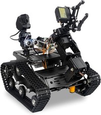 [Nuevo] XiaoR GEEK Kit Robot WiFi Inteligente Robot Brazo Tanque Chasis con Cámara HD