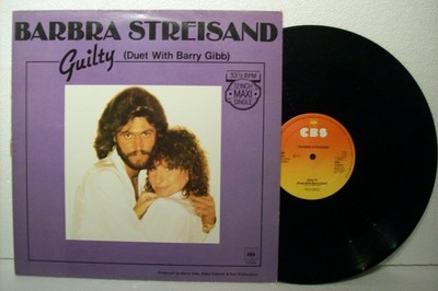 12'' BARBRA STREISAND---GUILTY (NL PRESS.) (EX)