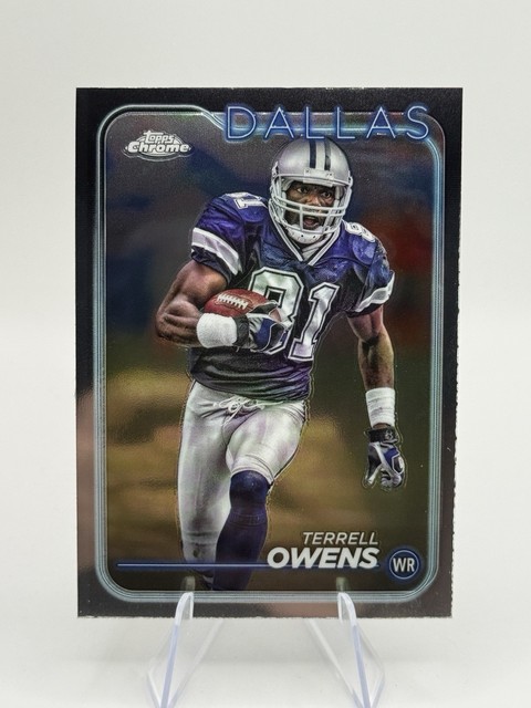 Terrell Owens 2024 Topps Chrome #54 Dallas Cowboys Trading Card FREE SHIPPING