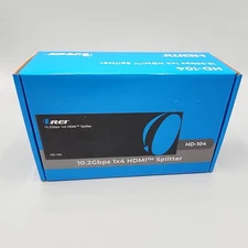 HDMI Splitter 1 in 4 Out – 4K@30Hz HDMI 2.0 Splitter HDCP 1.4 / New Open Box