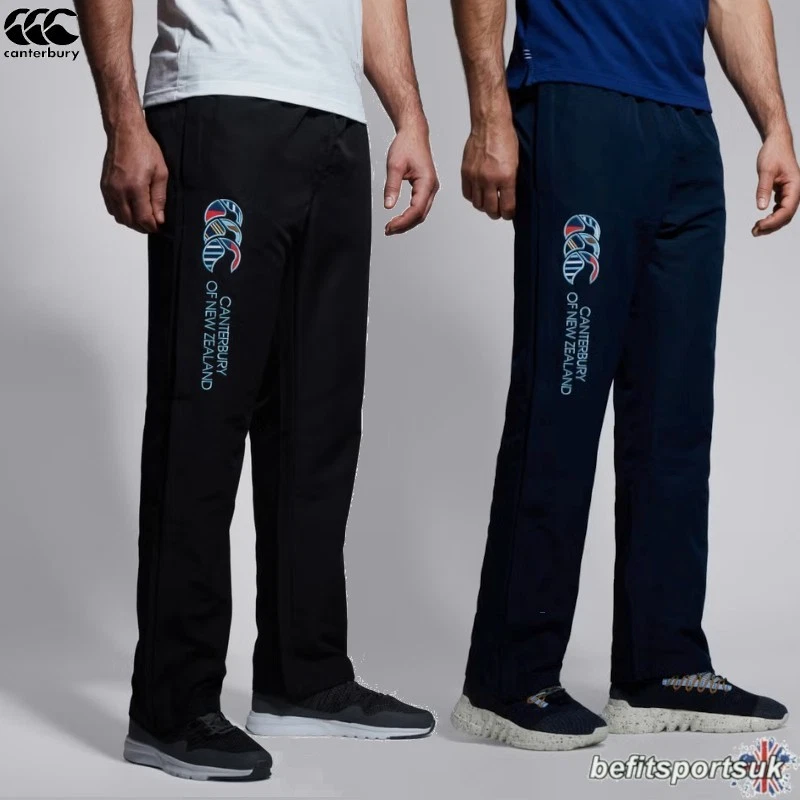 CANTERBURY UGLIES STADIUM OPEN HEM TRACKSUIT PANTS BOTTOMS NAVY BLACK
Opens in a new window or tab