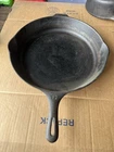 Vtg Wagner Ware #12 Sidney 0 Cast Iron Skillet 13 1/2” Double Spout