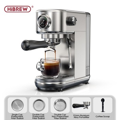 HiBREW H10B Semi-Auto Espresso Coffee Machine 20Bar Pressure Cold/Hot Super Slim