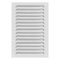 "8 X 12\" Aluminium-LüFtungsabdeckung, Bildschirm-Luftgitter LüFtungsabdeckung"