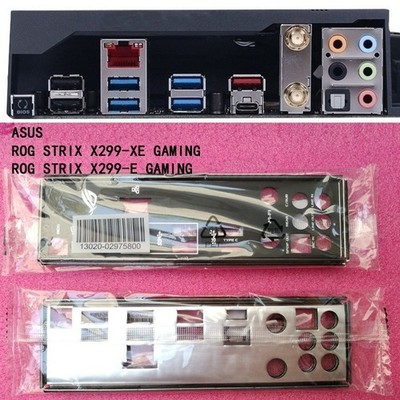 For   ROG STRIX X299-E GAMING   IO I/O Rear Baffle Backplate Motherboard #to