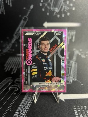 2025 topps turbo attax F1 MAX VERSTAPPEN Topps Awards Pink Parallel #288