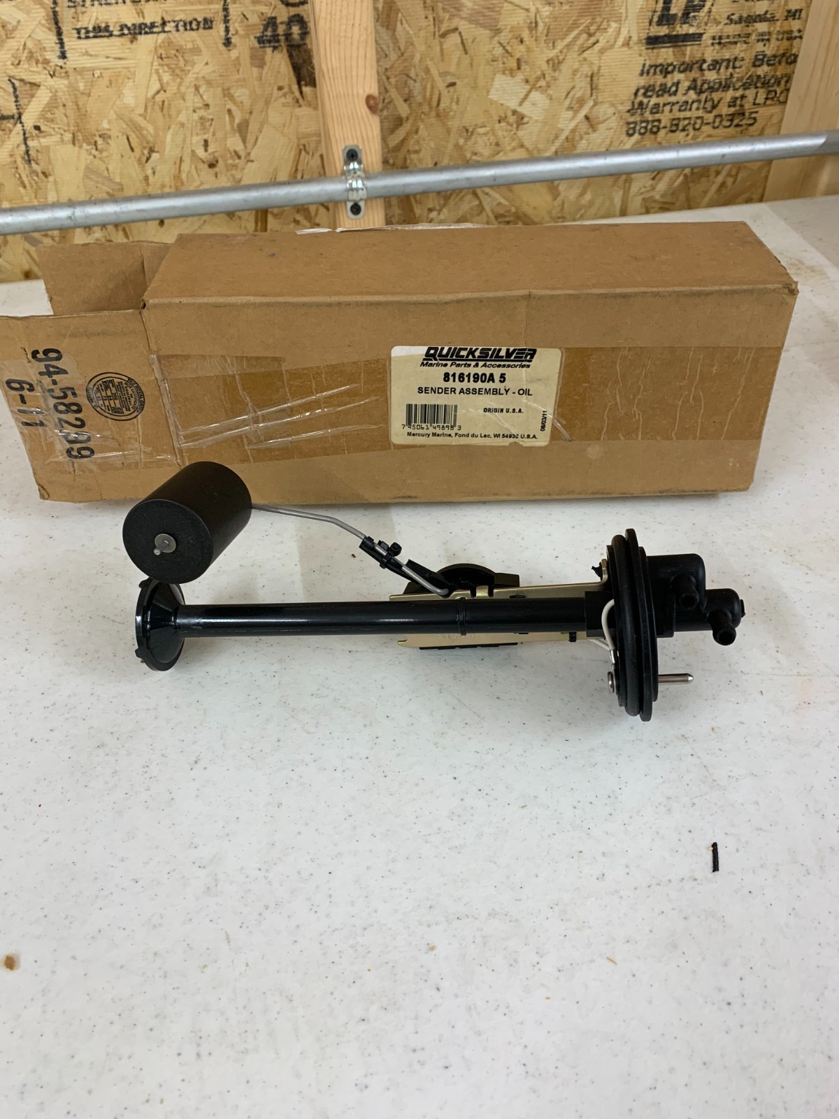 GENUINE NOS MERCURY OIL SENDER ASSEMBLY 816190A5 BXR | eBay