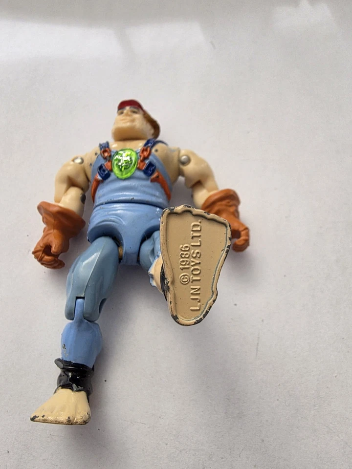 Figura de acción LJN Toys Bionic Six Mechanic 1986 metal fundido a presión Foto 3 de 4
