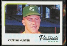 2016 Topps Heritage Baseball Flashbacks Catfish Hunter #BF-CH