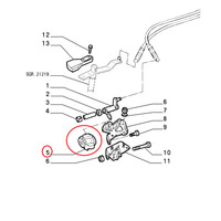 Original Fiat Idea Marea Lancia Delta Musa Schaltmanschette 46433442