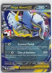 Mega Absol ex 086/132 Play! Prize Pack Series 8 Double Rare Holo