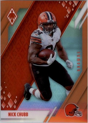2021 Panini Phoenix Orange #27 Nick Chubb /99 - FB