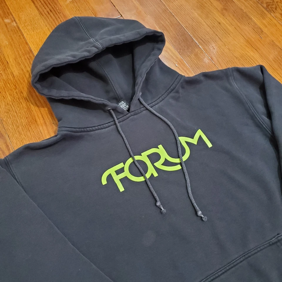 Sudadera con Capucha Forum Snowboards Para Hombre Talla M Pullover Y2K Envejecido De Colección  Foto 4 de 4