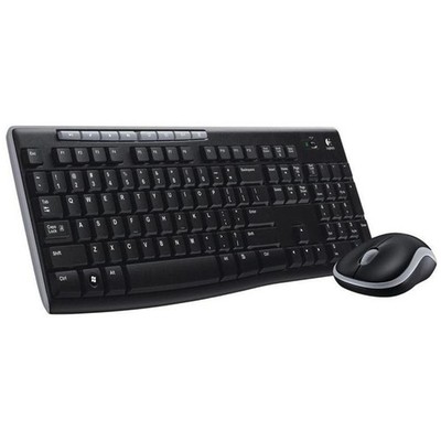 Logitech MK270 Kabellose Tastatur und Maus Combo QWERTY UK Layout Schwarz