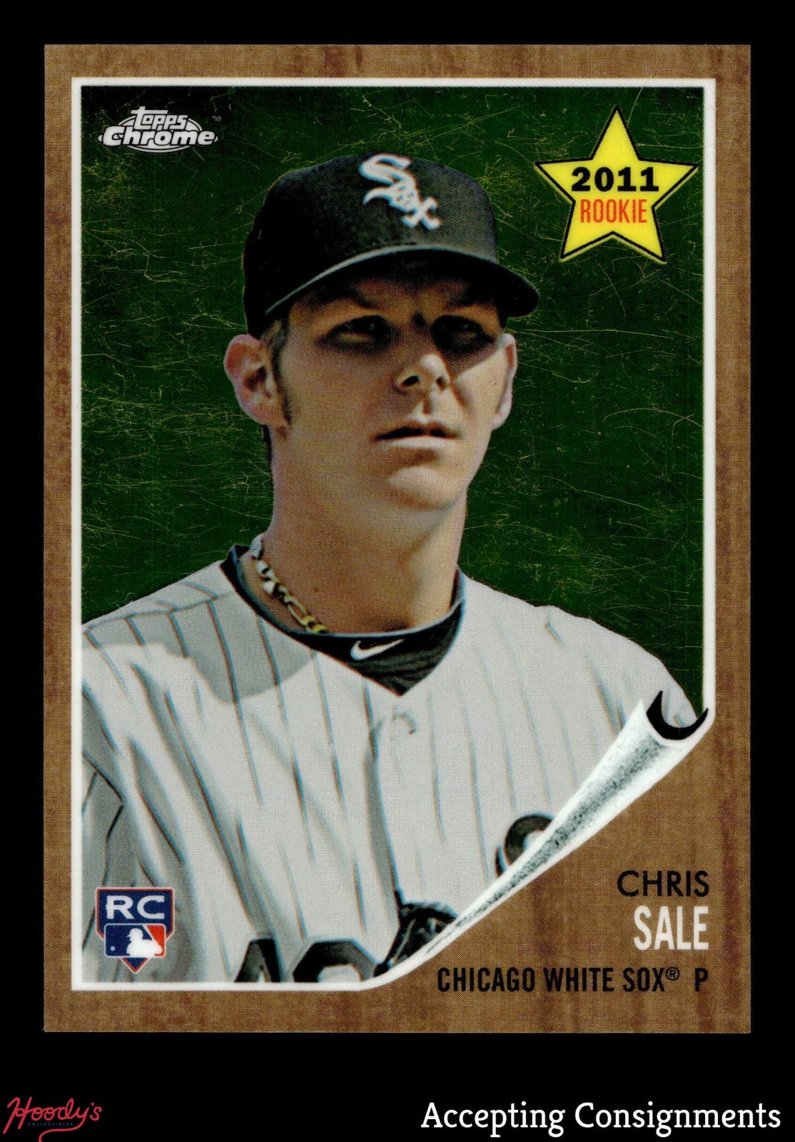2011 Topps Heritage Chrome #C118 Chris Sale RC ROOKIE WHITE SOX 1146/1962