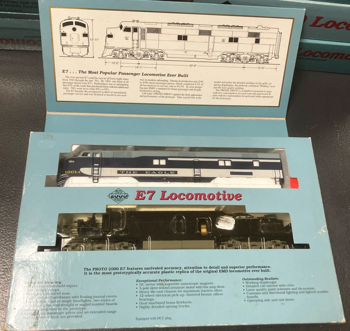Proto E7 Indiana HO Scale Model Railroad Locomotives for sale | eBay