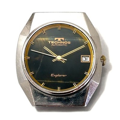 TECHNOS AUTOMATIC Explorer WORLD-WIDE T6A0012 Vintage Men's Watch