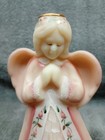 Fenton 100th Hand Painted Burmese Art Glass Angel Artist Signed  — photo 7