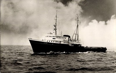 Ak Schleppschiff MT Clyde bei voller Fahrt, L. Smit und Co.,... - 4266510