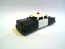 Goodee Police Car - Vintage 1960s Black & White