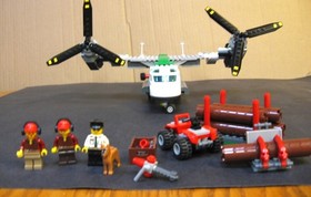 RETIRED LEGO CITY SET 60021 - CARGO HELIPLANE 100% COMPLETE