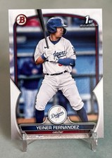 Yeiner Fernandez 2023 Bowman 1st #BP-138 Los Angeles Dodgers