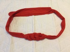 Vintage Pink Wrap-Around Belt, Knot Cotton Blend Fabric Waist Sash