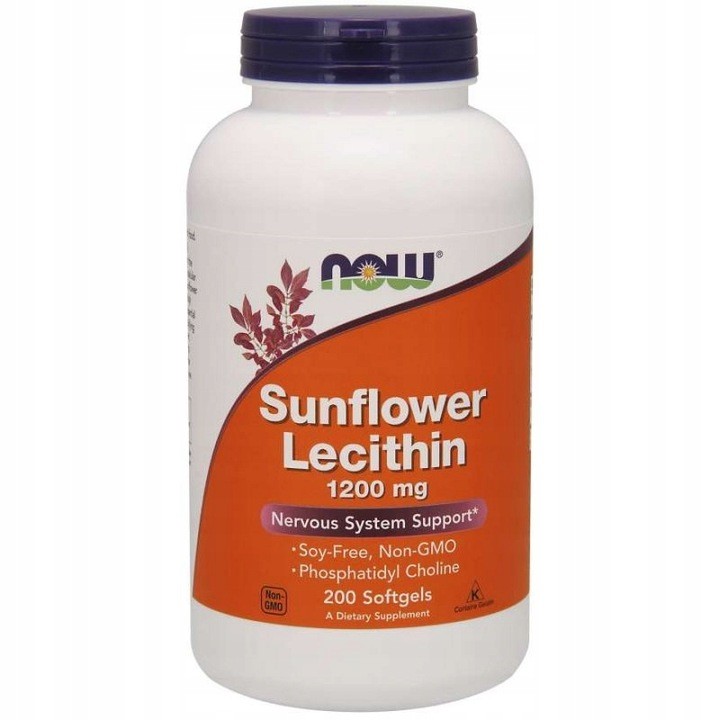 Now Foods Lebensmittel Nicht-GMO-Sonnenblumen-Lecithin 1200mg