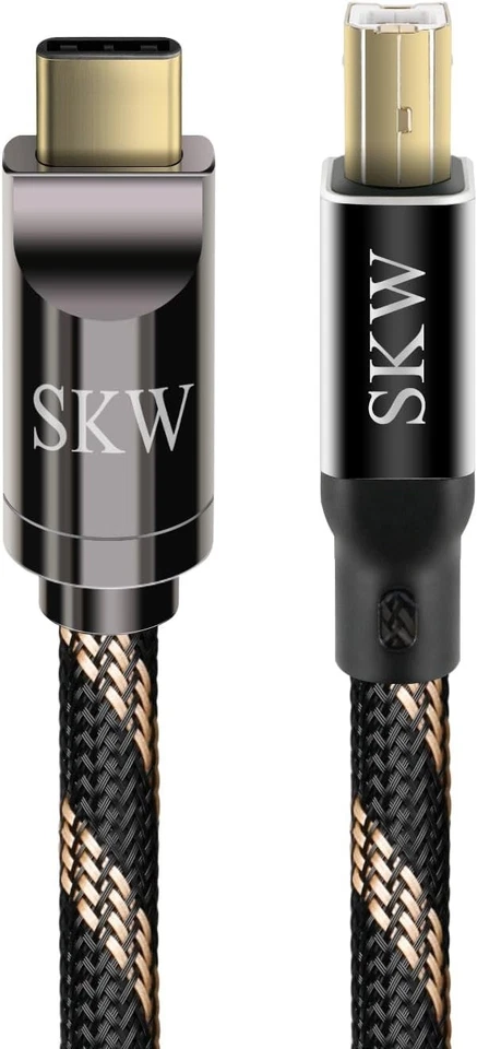 Ultra-High Purity USB C to B Cable - 6.5ft Male-Male with Gold-Plated Connectors - Image 3 of 4