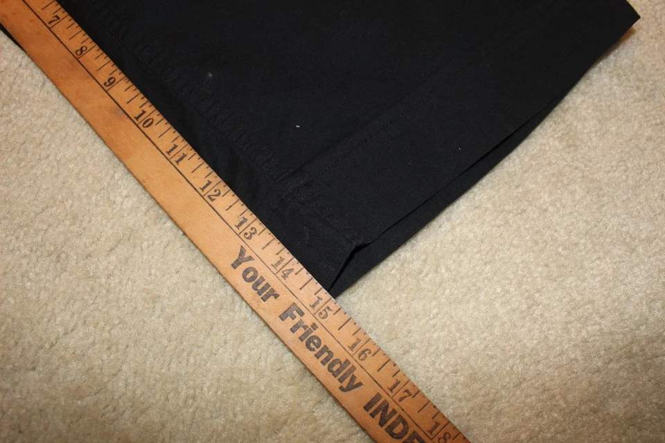 Bermudas negras para mujer Christopher & Banks talla 14 algodón Foto 3 de 4