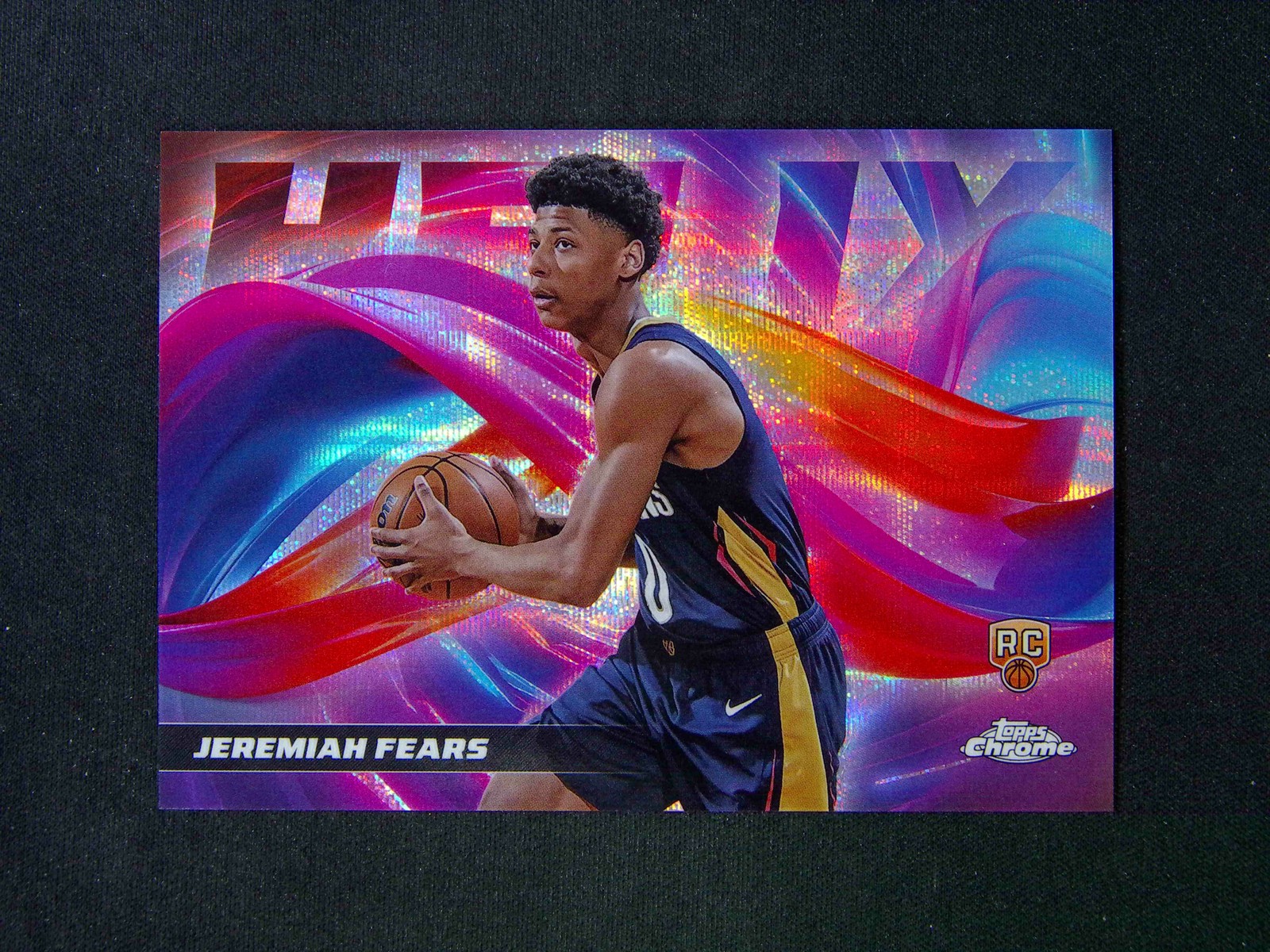2025-26 Topps Chrome Jeremiah Fears Helix Case Hit SSP
